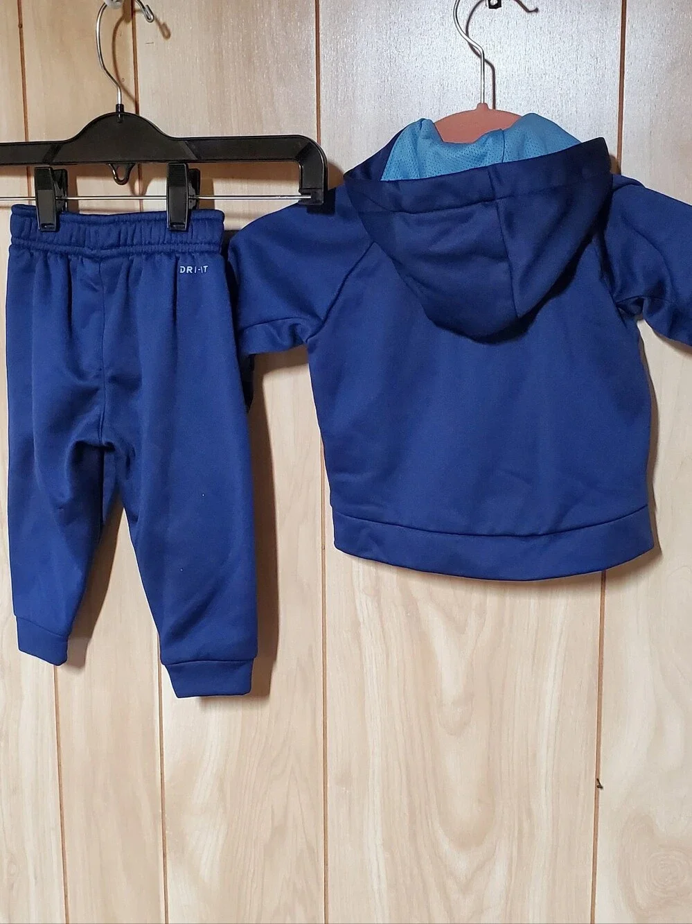 Nike 12M Toddler Boy Blue Dri-FIT Full-Zip Hoodie & Joggers ABSOLUTELY ADORABLE